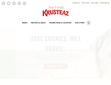 Tablet Screenshot of krusteaz.com